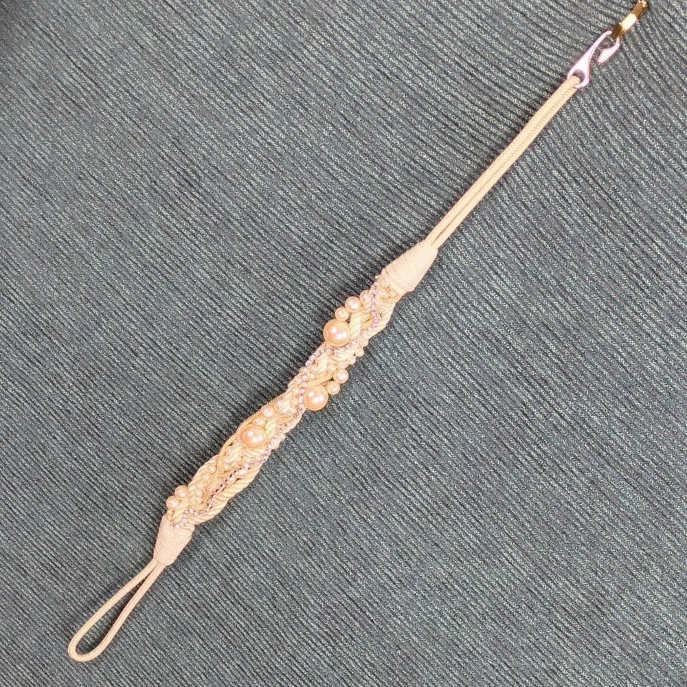 Beautiful Braided Bejeweled Belt! Vintage 80's-ish?